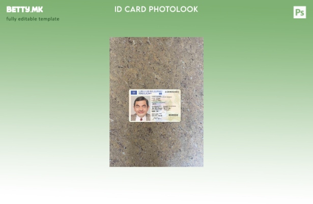модерен стил Шаблон за ID на Германија ( – сегашен) photolook шаблон ПРЕДЕН